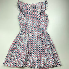 Load image into Gallery viewer, Girls Milkshake, floral cotton casual dress, GUC, size 7, L: 63cm