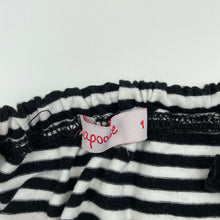Load image into Gallery viewer, Girls Papoose, striped stretchy summer playsuit / romper, EUC, size 1,  