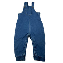 Load image into Gallery viewer, unisex Anko, stretch knit denim overalls / dungarees, EUC, size 0,  