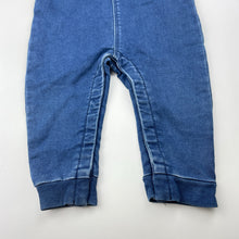 Load image into Gallery viewer, unisex Anko, stretch knit denim overalls / dungarees, EUC, size 0,  