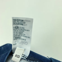Load image into Gallery viewer, unisex Anko, stretch knit denim overalls / dungarees, EUC, size 0,  