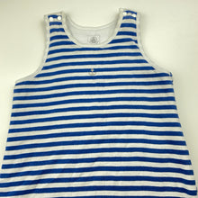 Load image into Gallery viewer, unisex Petit Bateau, striped cotton sleeping bag, L: 80cm, no Tog rating, GUC, size 0-1,  