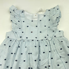 Load image into Gallery viewer, Girls H&amp;M, lightweight cotton summer dress, GUC, size 1, L: 45cm