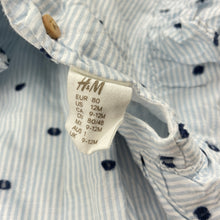 Load image into Gallery viewer, Girls H&amp;M, lightweight cotton summer dress, GUC, size 1, L: 45cm