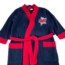 Load image into Gallery viewer, Boys Seasame Street, Elmo fleece dressing gown / bath robe, L: 74cm, GUC, size 5,  