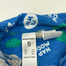 Load image into Gallery viewer, Boys Brilliant Basics, flannel cotton winter pyjama top, FUC, size 5,  