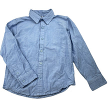 Load image into Gallery viewer, Boys KID, blue cotton long sleeve shirt, GUC, size 6,  