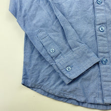 Load image into Gallery viewer, Boys KID, blue cotton long sleeve shirt, GUC, size 6,  