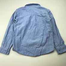 Load image into Gallery viewer, Boys KID, blue cotton long sleeve shirt, GUC, size 6,  
