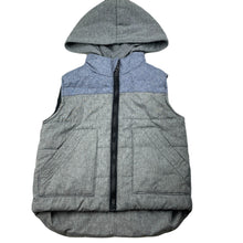 Load image into Gallery viewer, Boys H&amp;T, hooded puffer vest / sleeveless jacket, GUC, size 1,  