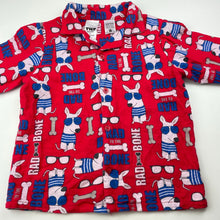 Load image into Gallery viewer, Boys Tilt, flannel cotton winter pyjama top, GUC, size 5,  