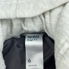 Load image into Gallery viewer, Boys Anko, grey hooded jacket, EUC, size 6,  