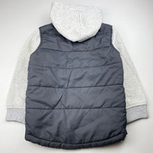Load image into Gallery viewer, Boys Anko, grey hooded jacket, EUC, size 6,  