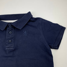 Load image into Gallery viewer, Boys Cotton On, navy cotton polo shirt top, GUC, size 8,  