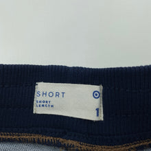 Load image into Gallery viewer, Boys Target, stretchy knit denim shorts, elasticated, EUC, size 1,  