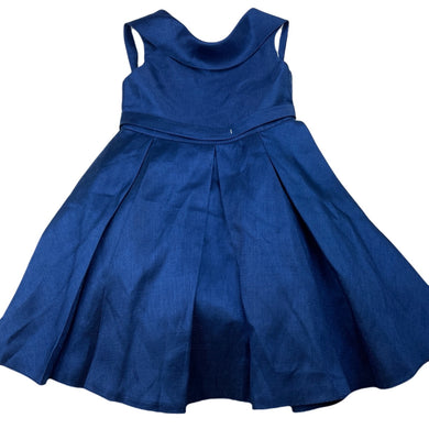 Girls Blue Sky, lined blue party dress, GUC, size 3, L: 52cm