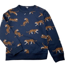 Load image into Gallery viewer, Boys Anko, navy fleece lined sweater / jumper, tigers, EUC, size 9,  