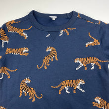 Load image into Gallery viewer, Boys Anko, navy fleece lined sweater / jumper, tigers, EUC, size 9,  