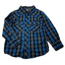 Load image into Gallery viewer, Boys H&amp;T, checked lightweight cotton long sleeve shirt, EUC, size 4,  