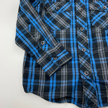 Load image into Gallery viewer, Boys H&amp;T, checked lightweight cotton long sleeve shirt, EUC, size 4,  