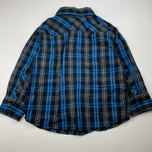Load image into Gallery viewer, Boys H&amp;T, checked lightweight cotton long sleeve shirt, EUC, size 4,  