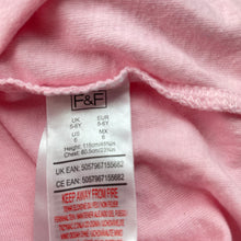 Load image into Gallery viewer, Girls F&amp;F, pink t-shirt / top, GUC, size 5-6,  