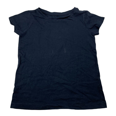 Girls Anko, navy cotton t-shirt / top, EUC, size 6,  