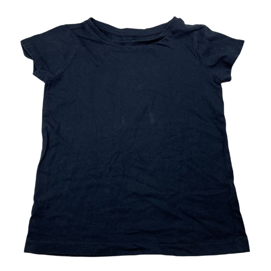 Girls Anko, navy cotton t-shirt / top, EUC, size 6,  
