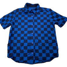 Load image into Gallery viewer, Boys Tommy Bahama, blue cotton short sleeve shirt, EUC, size 6,  