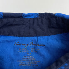 Load image into Gallery viewer, Boys Tommy Bahama, blue cotton short sleeve shirt, EUC, size 6,  