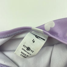Load image into Gallery viewer, Girls Wave Zone, purple swim one-piece, EUC, size 4,  