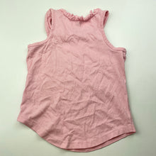 Load image into Gallery viewer, Girls Favourites, pink organic cotton singlet top, EUC, size 5,  