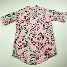 Load image into Gallery viewer, Girls OUCH, floral short sleeve rashie / swim top, light mark, FUC, size 5,  