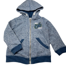 Load image into Gallery viewer, Boys Target, blue marle zip hoodie sweater, GUC, size 4,  