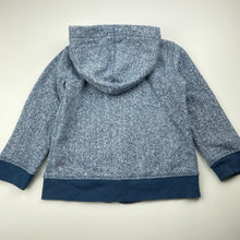 Load image into Gallery viewer, Boys Target, blue marle zip hoodie sweater, GUC, size 4,  