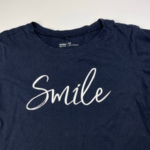 Load image into Gallery viewer, Girls Anko, navy cotton t-shirt / top, GUC, size 12,  