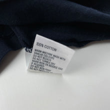 Load image into Gallery viewer, Girls Anko, navy cotton t-shirt / top, GUC, size 12,  