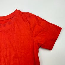 Load image into Gallery viewer, unisex Favourites, orange organic cotton t-shirt / top, GUC, size 4,  