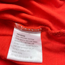 Load image into Gallery viewer, unisex Favourites, orange organic cotton t-shirt / top, GUC, size 4,  