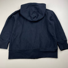 Load image into Gallery viewer, unisex School Solutions, navy fleece lined zip hoodie sweater, GUC, size 6,  