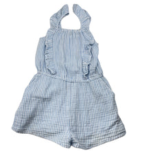 Load image into Gallery viewer, Girls Piping Hot, striped lightweight cotton summer playsuit, GUC, size 6,  