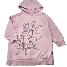 Load image into Gallery viewer, Girls Disney, Frozen 2 fleece lined hoodie sweater dress, L: 48cm, FUC, size 4,  