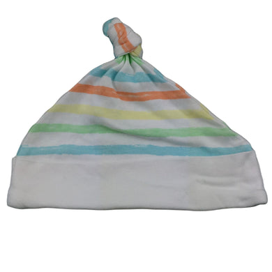 Disney Baby soft cotton stripe hat / beanie, size 00, Pre-loved