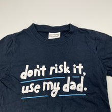 Load image into Gallery viewer, Boys Reece, navy cotton t-shirt / top, GUC, size 4-5,  