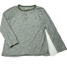 Load image into Gallery viewer, Boys Anko, striped cotton henley top, GUC, size 6,  