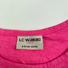 Load image into Gallery viewer, Girls LC Waikiki, pink marle summer top, GUC, size 8-9,  