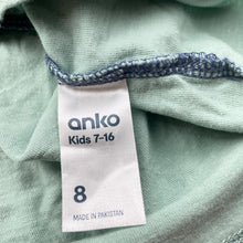 Load image into Gallery viewer, Boys Anko, soft cotton t-shirt / top, EUC, size 8,  