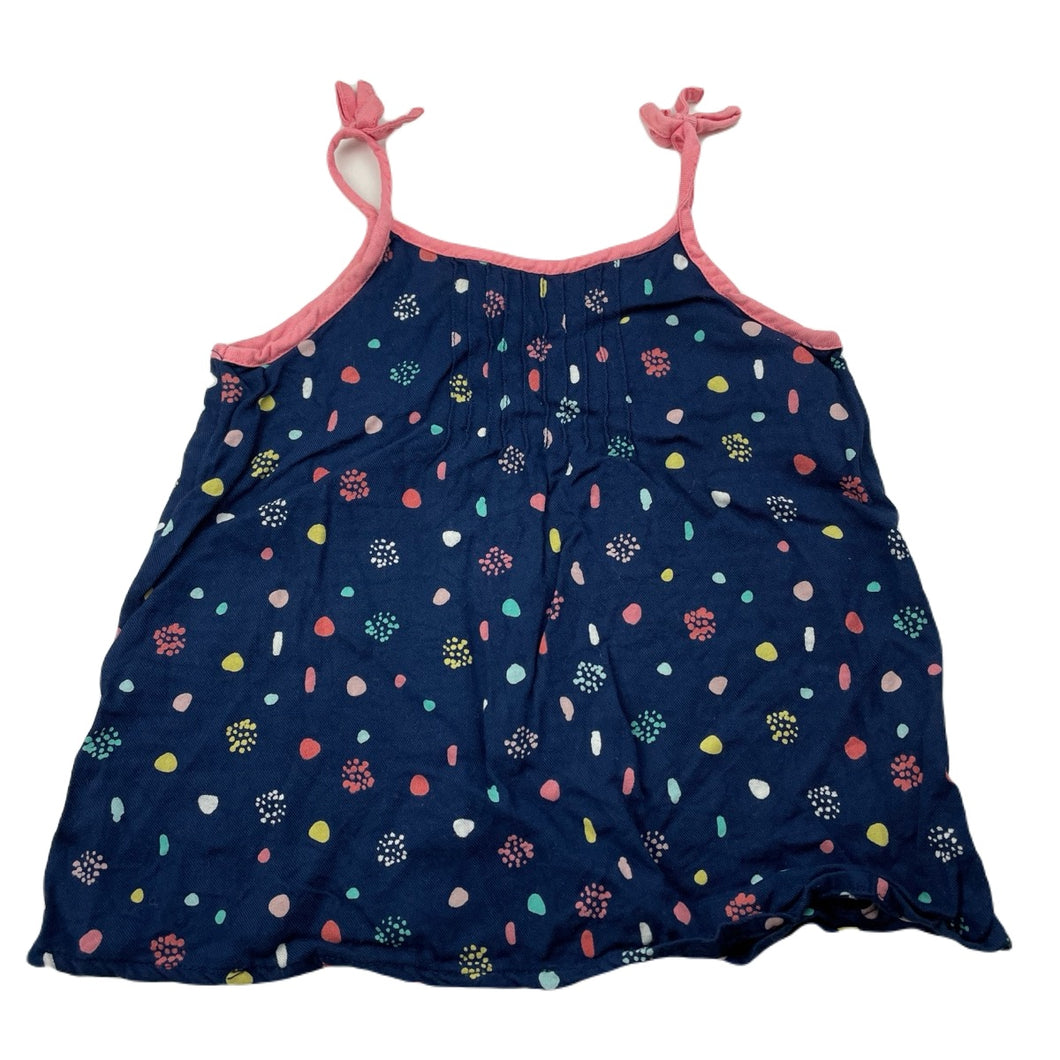 Girls Target, navy summer top, GUC, size 2,  