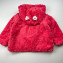 Load image into Gallery viewer, Girls Tiny Little Wonders, cotton lined fleece jacket / sweater, GUC, size 1,  