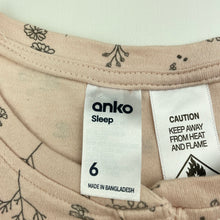 Load image into Gallery viewer, Girls Anko, soft feel organic cotton pyjama top, EUC, size 6,  